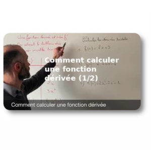 Lire la suite à propos de l’article Comment calculer une fonction dérivée (1/2)